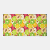 カラフルおもしろい果実模様 デスクマット (正面)