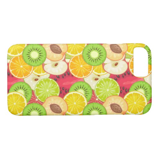 カラフルおもしろい果実模様 Case-Mate iPhoneケース (裏面(横))