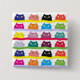 カラフルおもしろい 缶バッジ