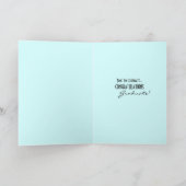 カラフルおもしろい、花おめでとう大学院視力学 カード (内部)