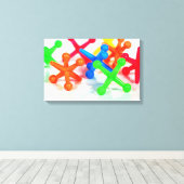 カラフルおもちゃ キャンバスプリント (インサイチュ (ウッドフロア))