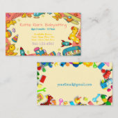 カラフルおもちゃ 名刺 (正面/裏面)