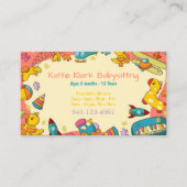 カラフルおもちゃ 名刺 (正面)