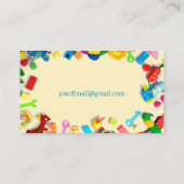 カラフルおもちゃ 名刺 (裏面)