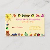 カラフルおもちゃ 名刺 (正面)