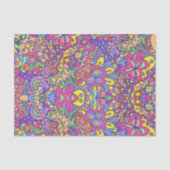 カラフルお尻ガーリーファンタジードードルパターン 薄葉紙 (正面)