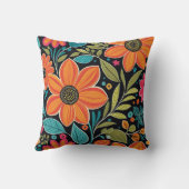 カラフルお洒落ボーフローラ クッション (裏面)