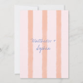 カラフルお洒落結婚手書2 招待状 (裏面)