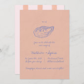 カラフルお洒落結婚手書2 招待状 (正面/裏面)