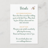 カラフルお洒落結婚花 エンクロージャーカード (正面)