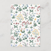 カラフルお洒落結婚花 エンクロージャーカード (裏面)