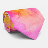 カラフルお洒落花 ネクタイ (ロール)