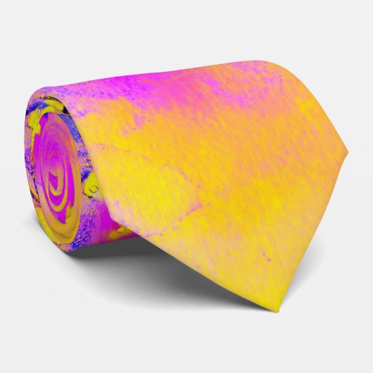 カラフルお洒落花 ネクタイ (ロール)