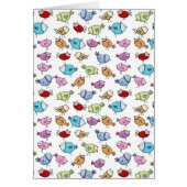 カラフルお洒落鳥 – カスタマイズ可能 (正面)