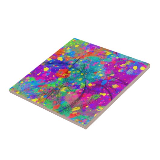 カラフルお祝い タイル (側面)