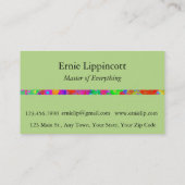 カラフルお祝い 名刺 (裏面)