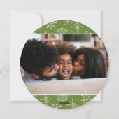 カラフルお祝い | 2枚の写真 |ピンク シーズンカード (裏面)