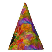 カラフルお祝いFireworks – 名前と文字の追加 パーティーハット (右)