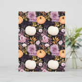 カラフルかぼちゃ秋柄スクラップブック紙 (スタンド正面)