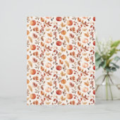 カラフルかぼちゃ秋柄スクラップブック紙 (スタンド正面)