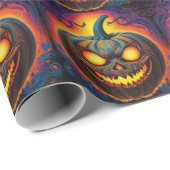 カラフルかぼちゃ ラッピングペーパー (ロールコーナー)