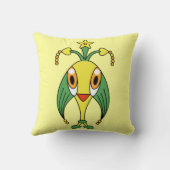 カラフルかわいいかわいい漫画のキャラクター枕 クッション (裏面)