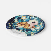 カラフルかわいいキッズカメ誕生日 ペーパープレート (アングル)