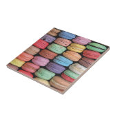 カラフルかわいいクッキーマフランスのカロン タイル (側面)