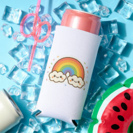 カラフルかわいいレインボープライド スリム缶クーラー