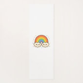 カラフルかわいいレインボープライド ヨガマット (裏面)