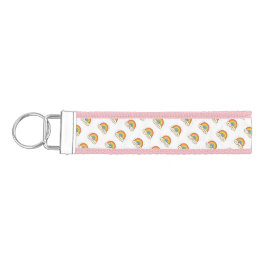 カラフルかわいいレインボープライド リストバンドキーホルダー