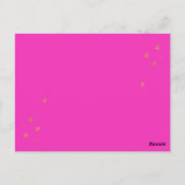 カラフルかわいいY2Kハッピーバースデー♡ ポストカード (裏面)