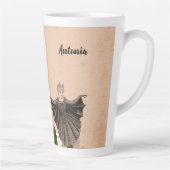 カラフルかわいらしモダンガーリーヴィンテージユニーク カフェラテマグ (右)