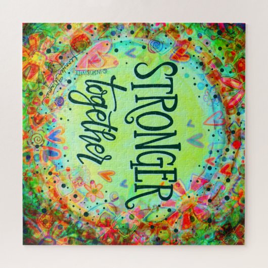 カラフルかわいらし強く感動的なる ジグソーパズル (横)