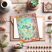 カラフルかわいらし恋しく思明るいインスピレーション カード