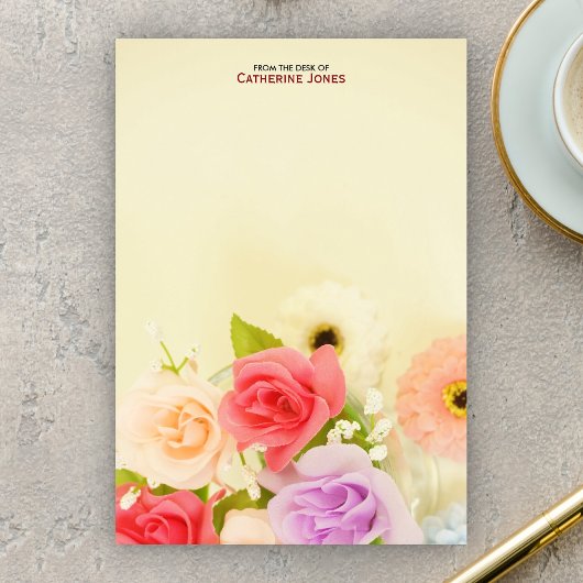 カラフルかわいらし花 | パーソナライズされたフローラ ポストイット