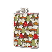 カラフルきのこデザインフラスコ フラスク (左)