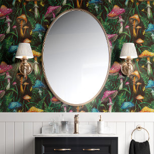 カラフルきのこ 壁紙