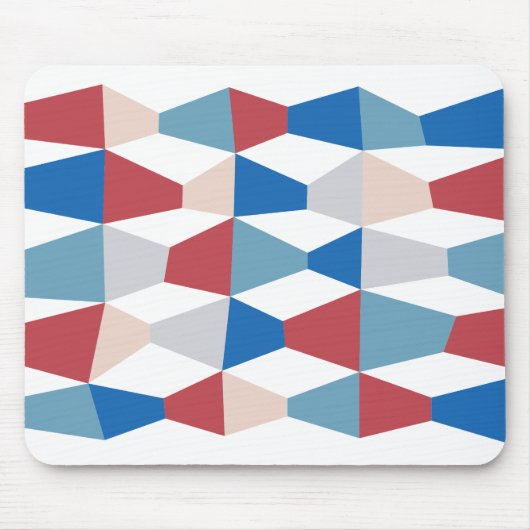 カラフルくさび161214d マウスパッド (正面)