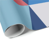 カラフルくさび161214d – 濃い青 ラッピングペーパー (ロールコーナー)