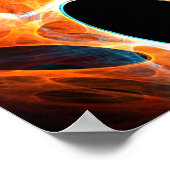 カラフルくもの巣 – ポスター (角)