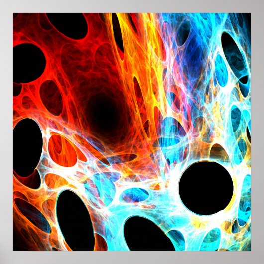 カラフルくもの巣 – ポスター (正面)