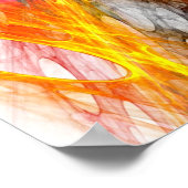 カラフルくもの巣 – ポスター (角)