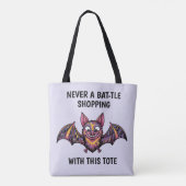 カラフルこうもり トートバッグ (裏面)