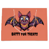 カラフルこうもり ラージペーパーバッグ (正面)