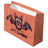カラフルこうもり ラージペーパーバッグ (正面アングル)
