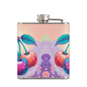 カラフルさくらんぼと最高のパパ フラスク (裏面)