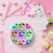 カラフルさくらんぼ – アポップ・アートのート ペーパーボウル (パーティー)