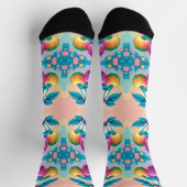 カラフルさくらんぼ ソックス (上部)