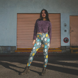 カラフルさくらんぼ レギンス